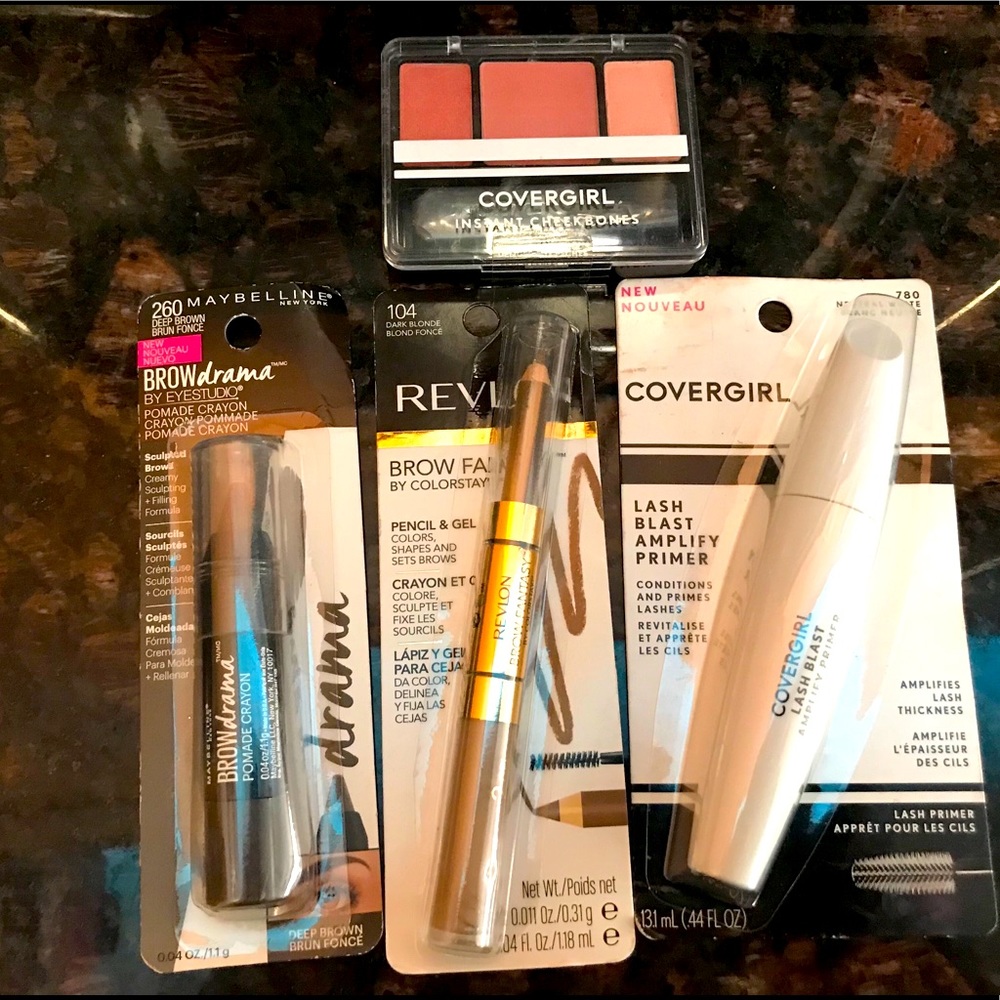NWT Makeup Bundle; 4 items for Eyes and Cheeks